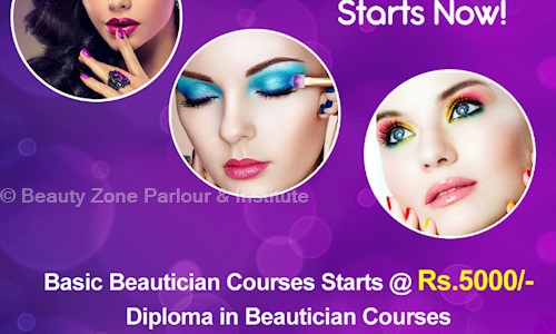 Beauty Zone Parlour & Institute - Job Training in Thattanchavady, Pondicherry