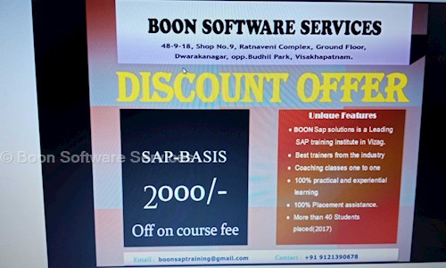 Boon Software Services - Job Training in Dwaraka Nagar, Visakhapatnam