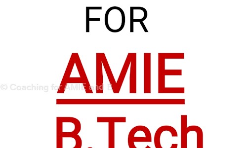 Coaching for AMIE and B.TECH MECH - School Tuitions in Old Delhi Gurgaon Road, Gurgaon