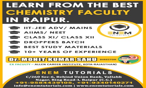 Dr. Mohit kumar sahu chemistry classes for jee-mains/adv,Neet - School Tuitions in Rajendra Nagar, Raipur