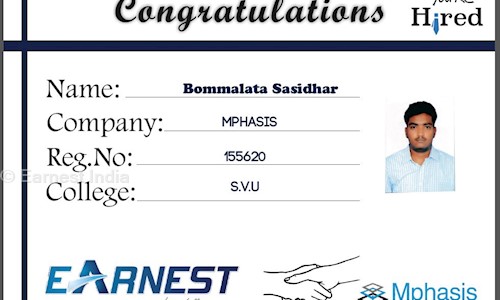 Earnest India - Job Training in Balaji Colony, Tirupati