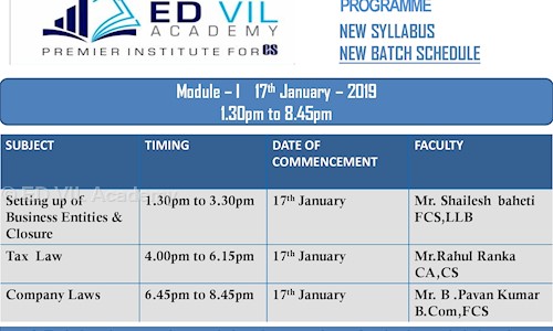 ED VIL Academy - Finance & Accounting tuitions in Hyderguda, Hyderabad