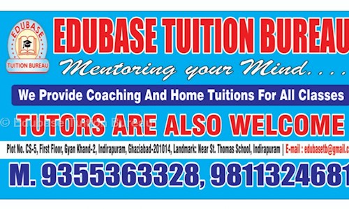 Edubase Tuition Bureau - School Tuitions in Indirapuram, ghaziabad