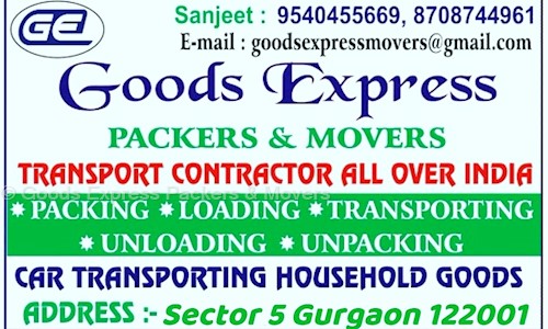 Goods Express Packers & Movers - Packers and Movers in Cantonment, Hisar