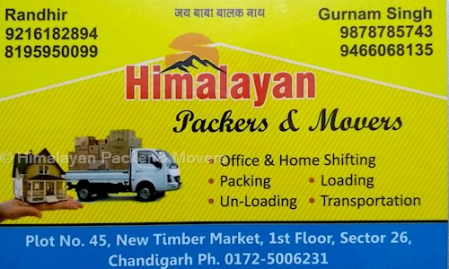 Himalayan Packer & Movers - Packers and Movers in Sector 26, Chandigarh