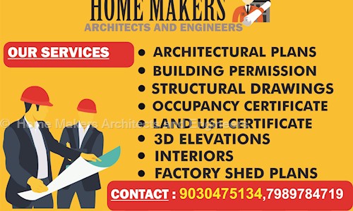  Home Makers Architects and Engineers - Interior Designers & Decorators in , Warangal