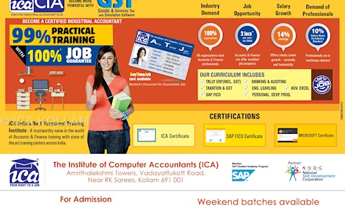 ICA KOLLAM - Job Training in Vadayattukottu Road, Kollam