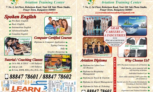Oscar Education Academy & Aviation Training Center - School Tuitions in Frazer Town, Bangalore
