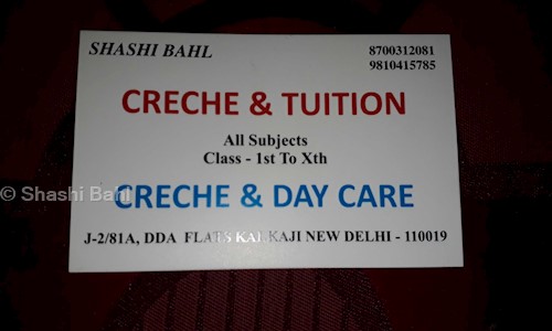 Shashi Bahl - School Tuitions in Kalkaji, Delhi