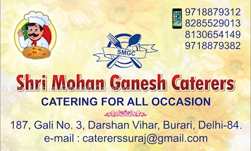 Shri Mohan Ganesh Caterers - Catering Services in Rohini, Delhi
