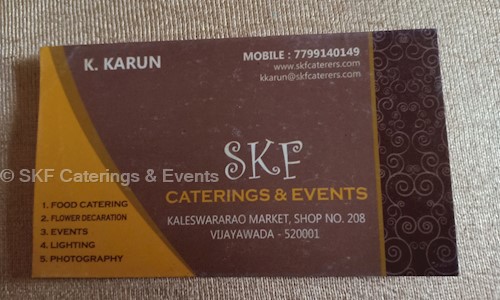 SKF Caterings & Events - Catering Services in Tarapet, Vijayawada