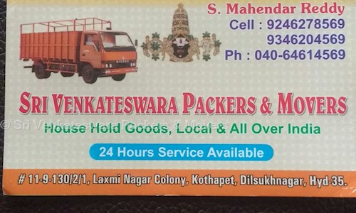 Sri Venkateswara Packers & Movers - Packers and Movers in Kothapet, Hyderabad