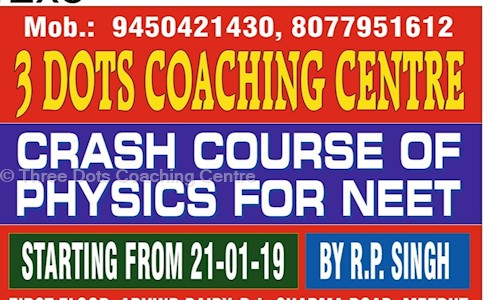 Three Dots Coaching Centre - School Tuitions in Begum Bagh, Meerut