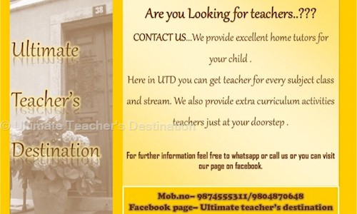 Ultimate Teacher's Destination - School Tuitions in Bagbazar, Kolkata