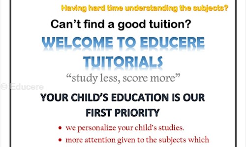 Educere - School Tuitions in Narasimha Raja Mohalla, Mysore
