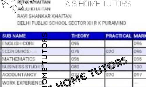 AS Home Tutors - School Tuitions in Gurgaon Industrial Estate, Gurgaon