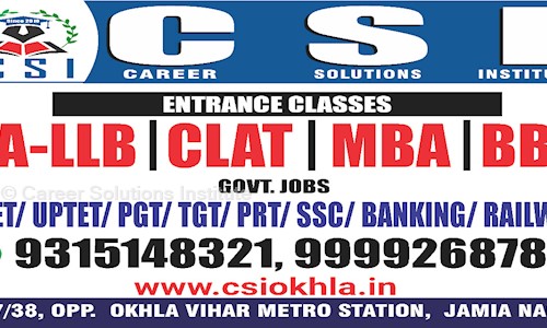 Career Solutions Institute - School Tuitions in Jamia Nagar, Delhi