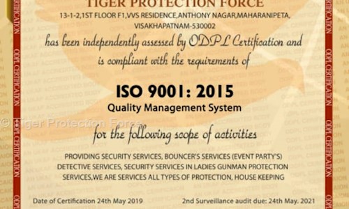 Tiger Protection Force - Placement Consultancies in Maharani Peta, Visakhapatnam