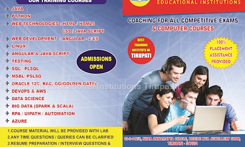 Sriprada Educational Institutions Tirupathi - Job Training in Annamaiah Circle, tirupati