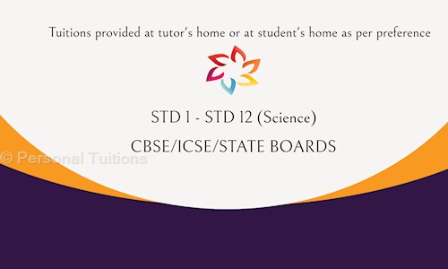 Personal Tuitions - School Tuitions in Fatehgunj, Vadodara