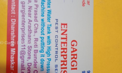 Gargi Enterprises - Pest Control in Dombivali West, Mumbai