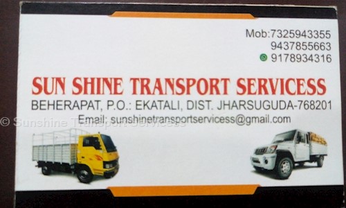 Sunshine Transport Servicess - Packers and Movers in Jagannath Mandir, Jharsuguda