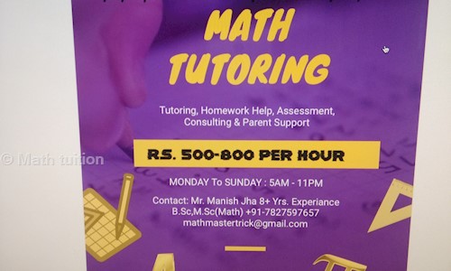 Math tuition - School Tuitions in Sector 62, noida