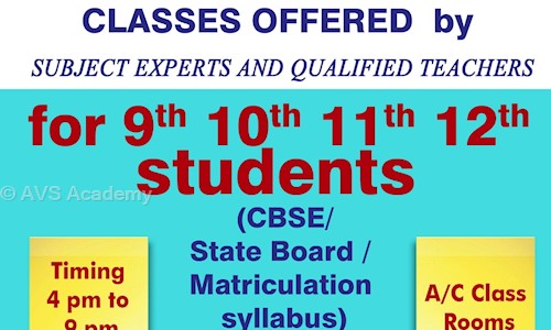 AVS Academy - School Tuitions in Nungambakkam, Chennai