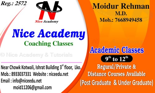 Nice Academy & Tutorials - School Tuitions in Thakurganj, Lucknow