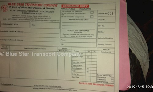 Blue Star Transport Company - Packers and Movers in Kurla West, Mumbai
