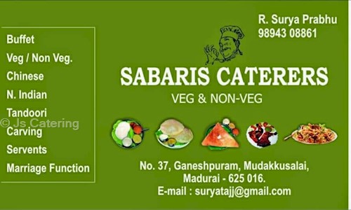 Sabaris Caterers - Catering Services in Kochadai, Madurai