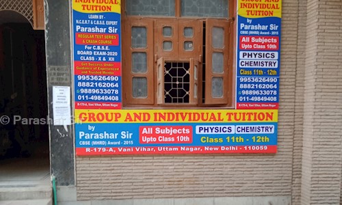 Parashar Sir - School Tuitions in Uttam Nagar, delhi