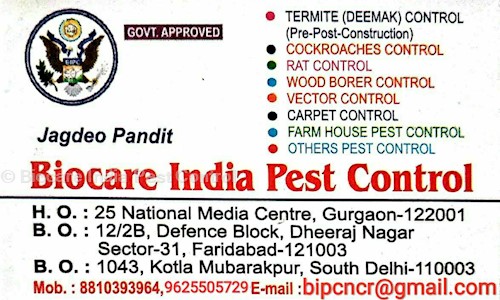 Biocare India Pest Control - Pest Control in Kalkaji, Delhi