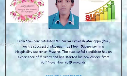 SVG Placements - Placement Consultancies in Anikethana Road, Mysore