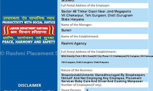 Rashmi Placement Services - Placement Consultancies in Chakkarpur, Gurgaon