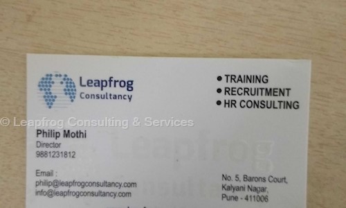 Leapfrog Consulting & Services - Job Training in Kalyani Nagar, Pune