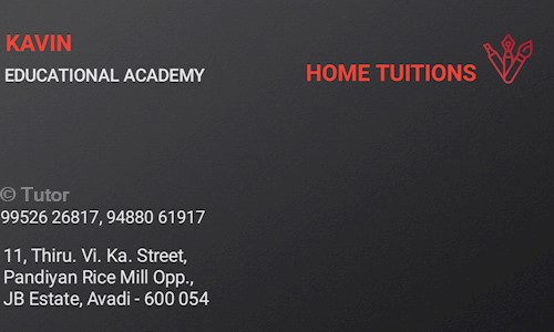Tutor - School Tuitions in Nehru Bazar, thiruvallur