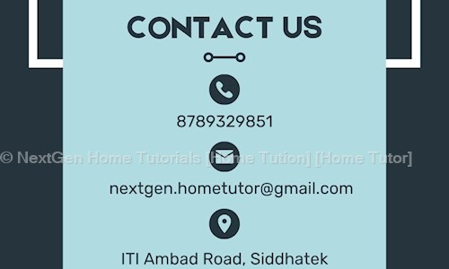 NextGen Home Tutorials [Home Tution] [Home Tutor] - School Tuitions in I.T.I. Ambar Link Road, Nashik