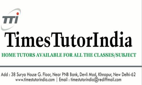 Timestutorindia - School Tuitions in Malviya Nagar, Delhi
