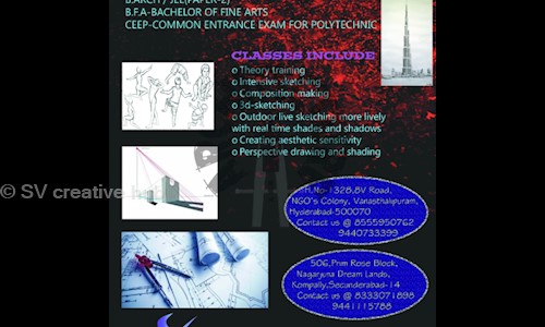 SV creative hub - Job Training in Vanasthalipuram, Hyderabad
