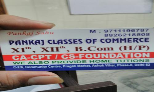 Pankaj Class of Commerce - School Tuitions in Ashok Vihar, Delhi