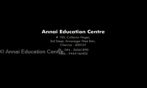 Annai Education centre  - School Tuitions in Anna Nagar West Extension, Chennai