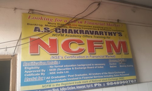 A.S. Chakravathy - Job Training in Ameerpet, Hyderabad