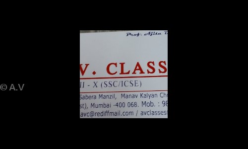 A.V. Classes - School Tuitions in Dahisar East, Mumbai
