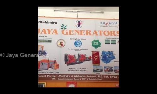 Jaya Generators - Packers and Movers in Ganapathy, Coimbatore