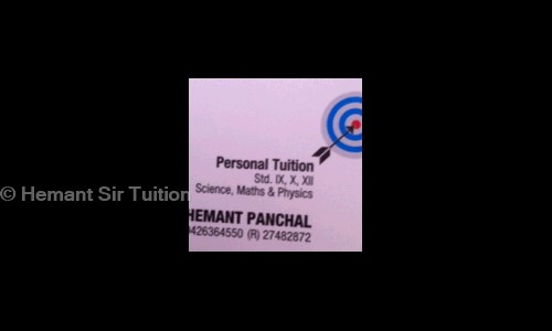Hemant Sir Tuition - School Tuitions in Naranpura, Ahmedabad