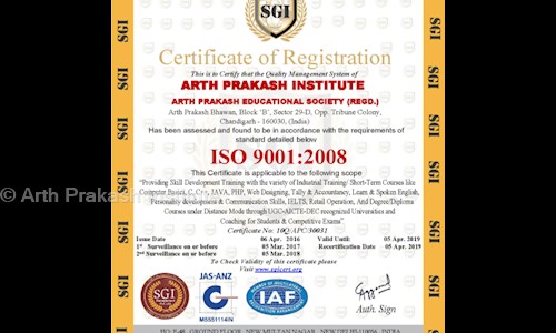 Arth Prakash Institute - Job Training in Sector 29, Chandigarh