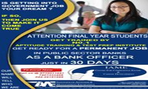 Institute of Aptitude & Management Excellence - Job Training in Padi, Chennai