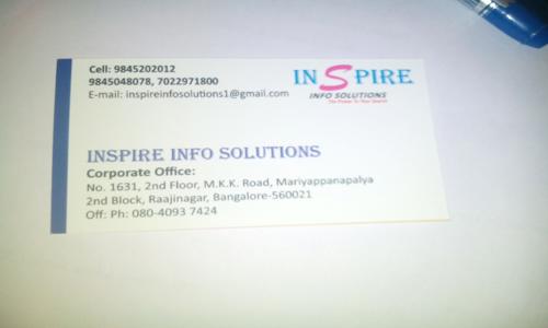 Inspire Info Solutions - Placement Consultancies in Rajaji Nagar, Bangalore