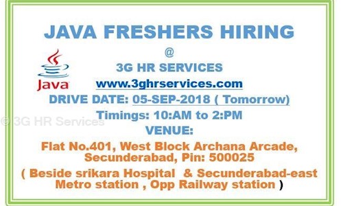 3G HR Services - Placement Consultancies in Secunderabad, Hyderabad